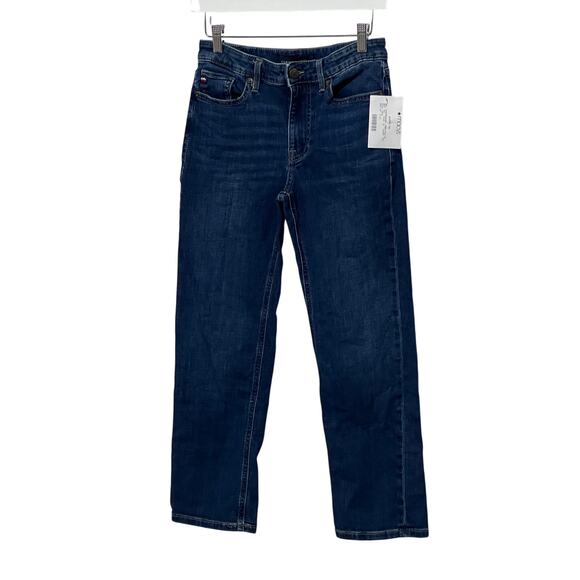 TOMMY HILFIGER JEANS WOMENS SIZE 6 FLEX CLASSIC STRAIGHT LEG ANKLE STRETCH - Picture 3 of 12